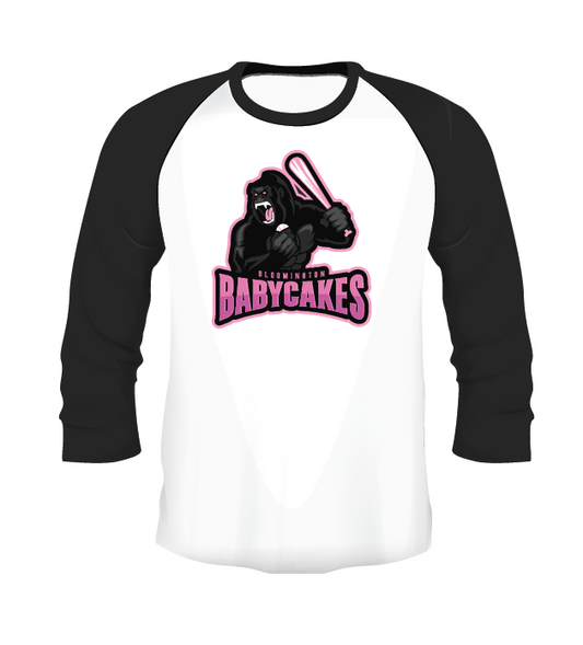 Babycakes Baseball 3/4 Sleeve T-Shirt