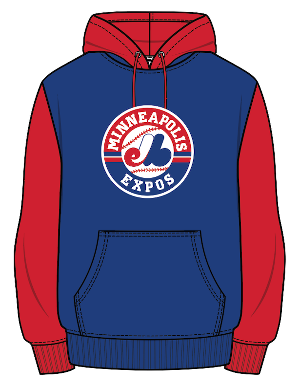 Minneapolis Expos Colorblock Hoodie