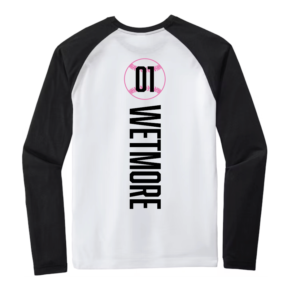 Babycakes Raglan Baseball Long Sleeve