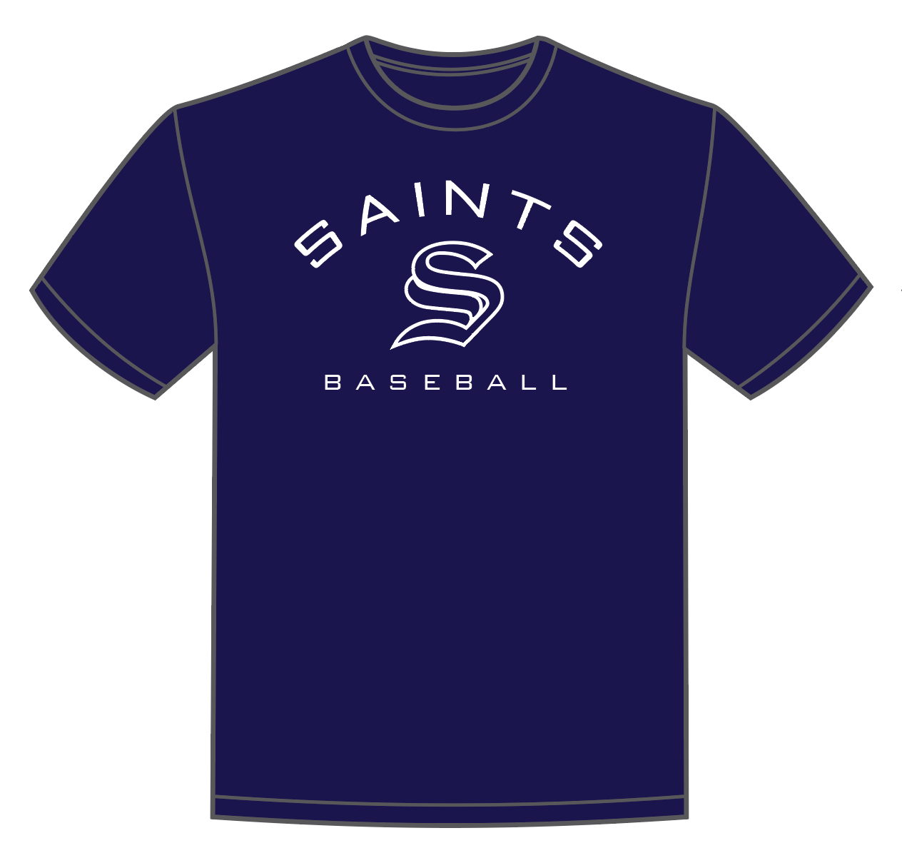 Saints Baseball T-Shirt