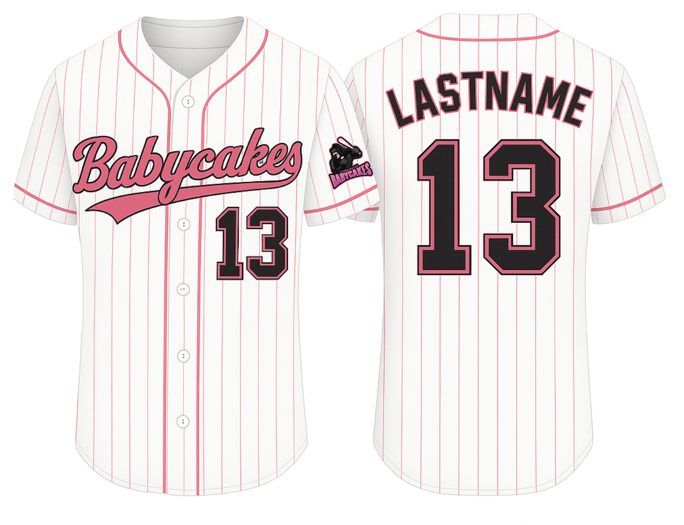 Babycakes Jersey Pinstripe