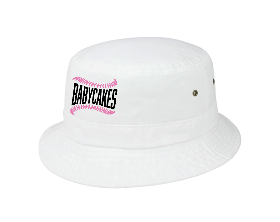 Babycakes White  Bucket Hat