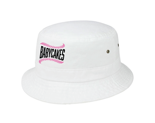 Babycakes White  Bucket Hat