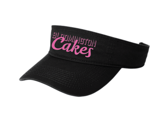 Babycakes Black Visor